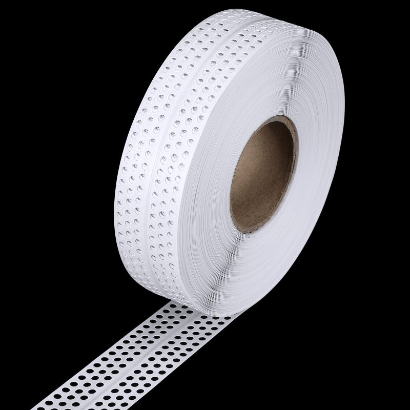 Kingdder Drywall Joint Tape 2"" x 132' PVC Multipurpose Self Adhesive Joint Tape Corner Line Wall Crack Self Adhesive and Corner Patch for Ceiling Wall Crack Filling - Image 1
